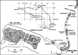 Map: Kwajalein Atoll (Roi-Namur and Kwajalein Island)