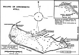 Map: Majuro or ARROWSMITH Atoll