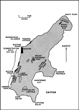 Map: Saipan