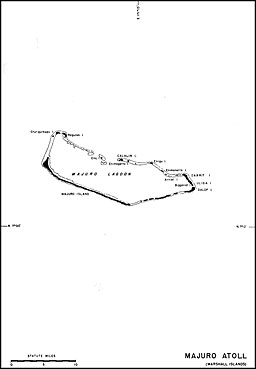 Map: Majuro Atoll, Marshall Islands