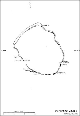 Map: Eniwetok Atoll (Marshall Islands)