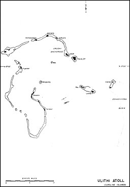Map: Ulithi Atoll (Caroline Islands)