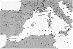Map: The Mediterranean