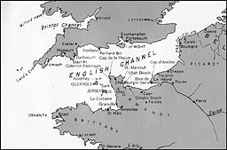 Map: The English Channel