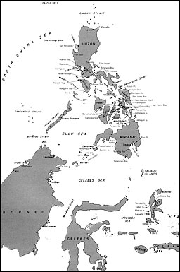 Map: Southwest Pacific Area
