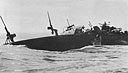 PT 323, cut almost in half by a Kamikaze plane on December 10, 1944