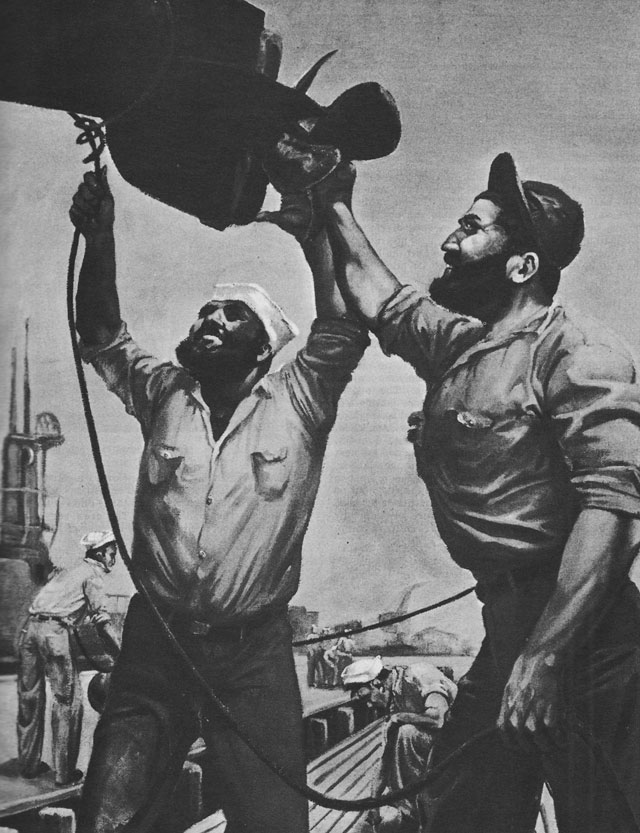 Loading torpedoes