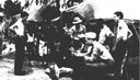 Figure 128.--Sick call for natives in the Solomons.
