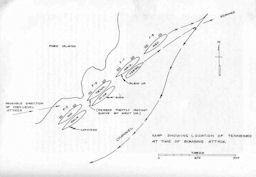 Image: Map showing location of Tennesee at time of bombing attack