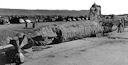 Image: USN NR&L (MOD) 26697 Stern view of Japanese two-man submarine. Note "washboard" effect caused by depth charges.