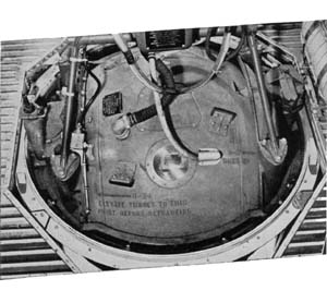 turret properly lowered