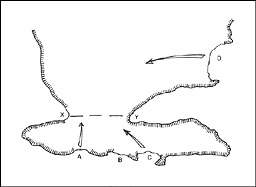Fig. 7: Diagram of scheme of maneuver