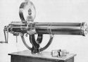 Gatling Gun, Model 1883, Ten-Barrel, Cal. .45, with Accles Feed Drum