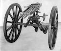Nordenfelt Machine Gun, Cal. .45, with Gun Carriage Convertible to Tripod Mount