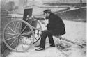 Laurence V. Benét Firing the First Model Hotchkiss Machine Gun