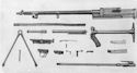 Components of the Berthier Machine Gun