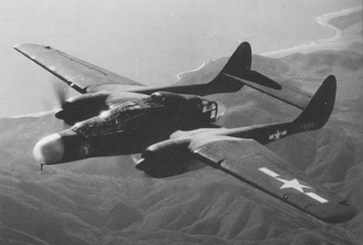 USAAF P-61 in flight