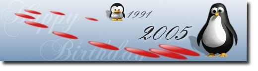 Honoring
the 14th Birthday of Linux
