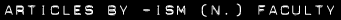 Articles by -ISM (N.) Faculty