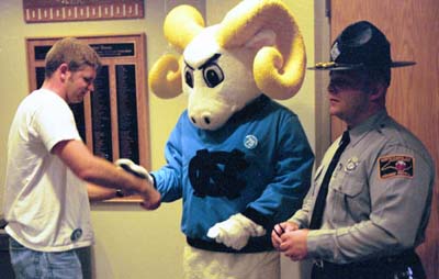 Rameses conferring with state officials....