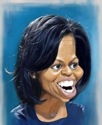 Michelle Obama Caricature