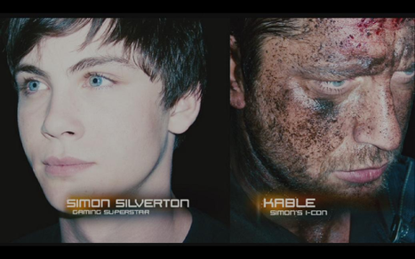 The privileged Simon and his battle weary avatar Kable (Tillman) in Gamer