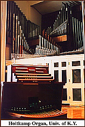 Holtkamp instrument at the University of Kentucky