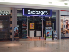 Babbage's around the corner