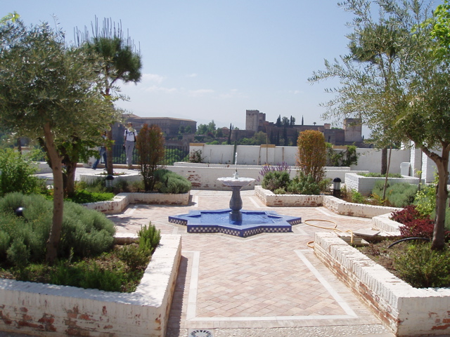 Garden and View at the Grfand Mosque