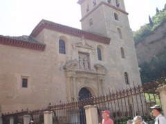 church below the Alhambra hill