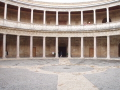Round courtyard of Carlos V