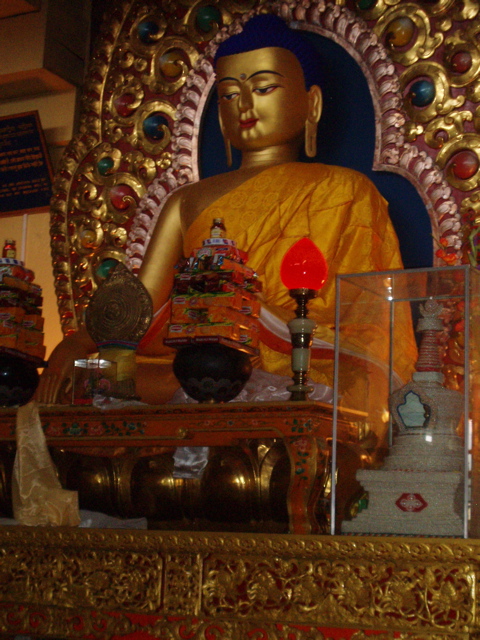 Buddha at Dalai Lama's temple