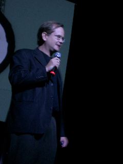 Lessig on stage