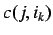 $ a(j,i_k)$
