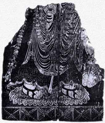 Dipankara Buddha, Bezeklik, Eastern Turkestan, 9th century, A.D. National Museum, New Delhi