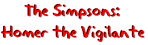 The Simpsons: Homer the Vigilante