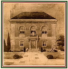 The original National Geographic Society building, circa 1900.