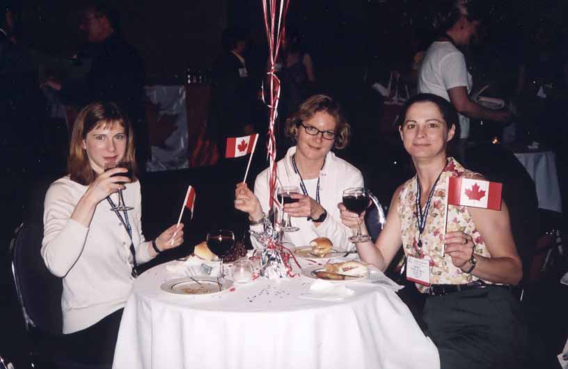 News librarians at the Canadian reception