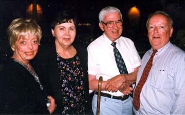 John Cronin (right), Nan Stoddard and Joe and Jonell Mehr.