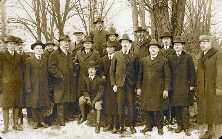 Camp Commander with Staff