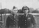 Fig. 22. 1st Lt. Bradley and S/Sgt. George A. Lindsley