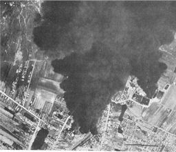 Image: FIFTEENTH AIR FORCE WRECKS PLOESTI REFINERIES; Stella Romana