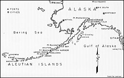 Map: Aleutian Islands