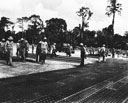 Seabees Laying Pierced Plank at Bougainville