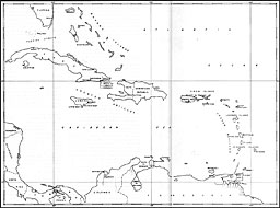 Map: Caribbean Area