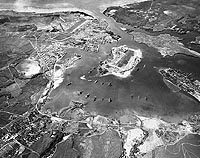 Photo # 80-G-182874:  Aerial view of Naval Operating Base, Pearl Harbor, 30 October 1941.
