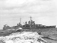 Photo # 80-G-21010:  USS Wichita in the vicinity of Scapa Flow, April 1942