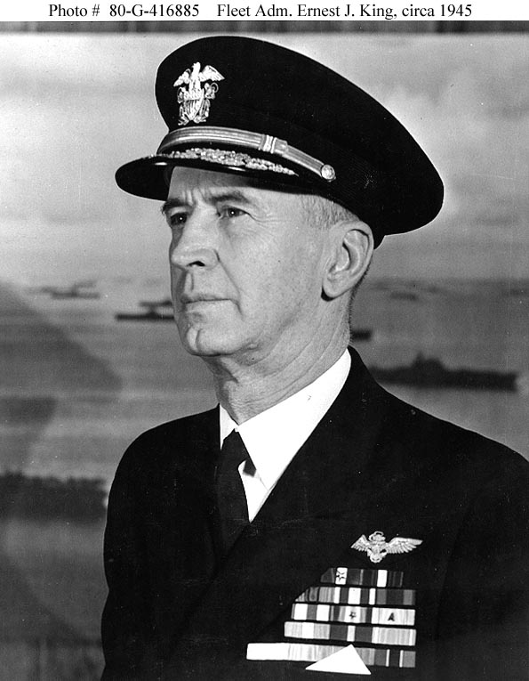 US People--King, Ernest J., Fleet Admiral, USN.