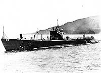 Photo # 80-G-456127:  USS Pompano in San Francisco Bay, California, 1938