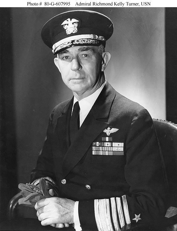 US PeopleTurner, Richmond K., Admiral, USN.